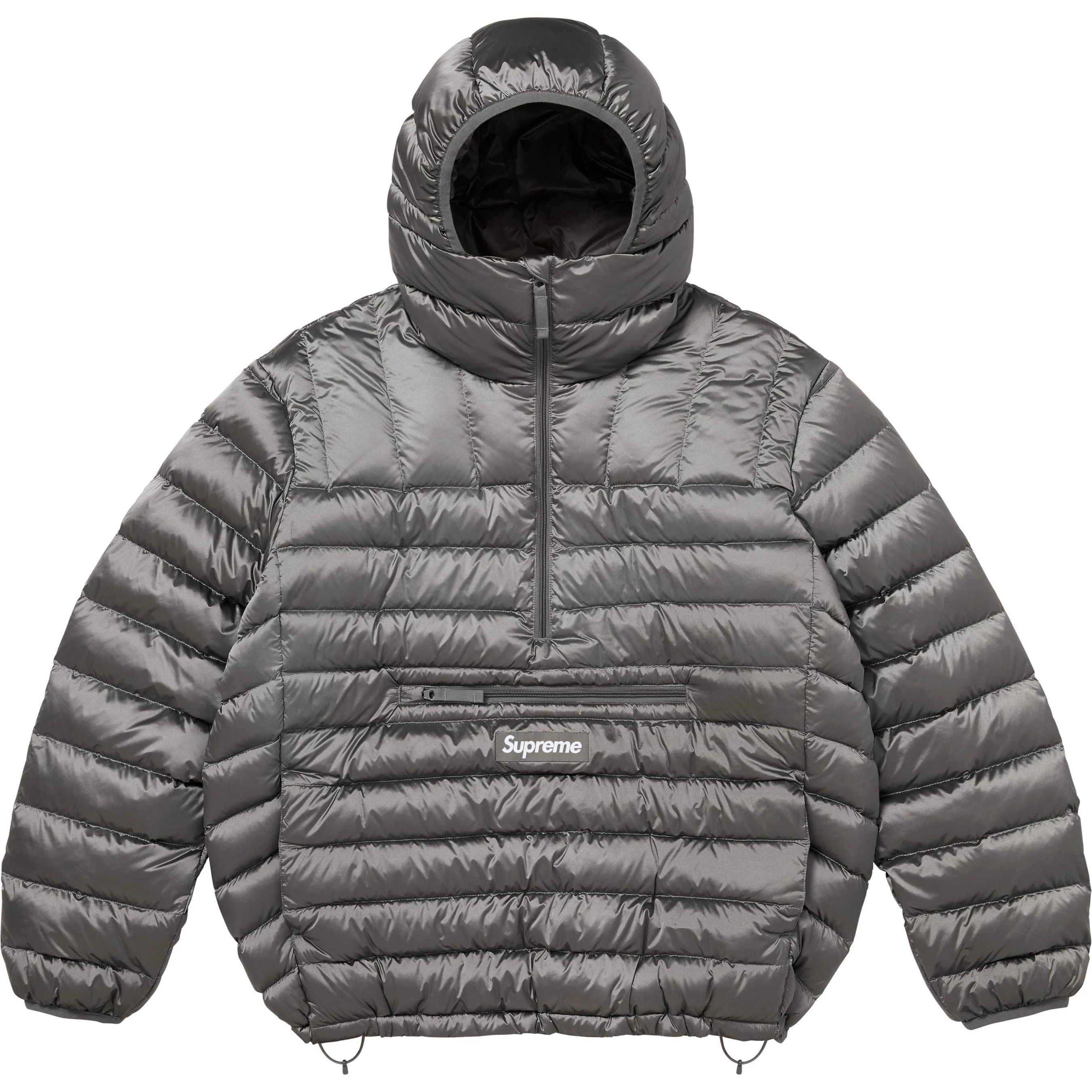 Micro Down Half Zip Hooded Pullover view 5